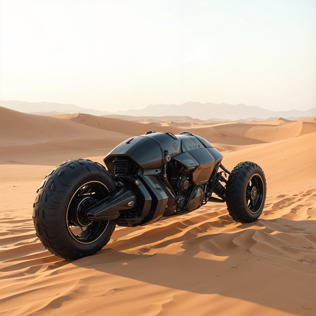 futuristic motorcycle by KASAK